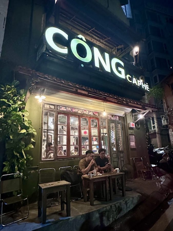 công cà phê