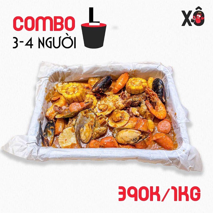 Xô hải sản sốt Cajun