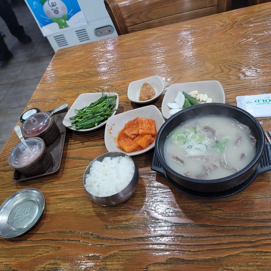 ムボッカクッパとポッサム ピョンリ店