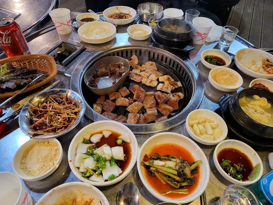 장대포연탄불고기