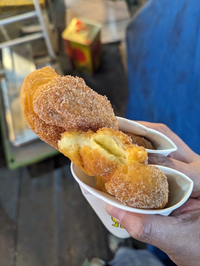 Gwangjang Market Chapssal Kkwabaegi (Glutinous Rice Twist)