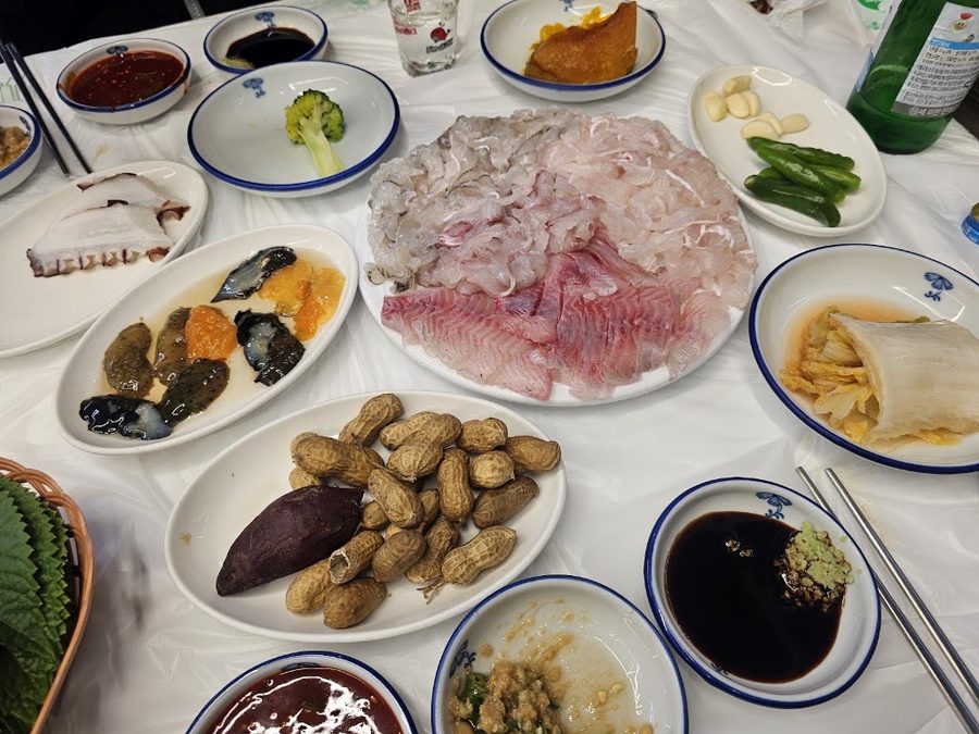 巷弄生魚片店