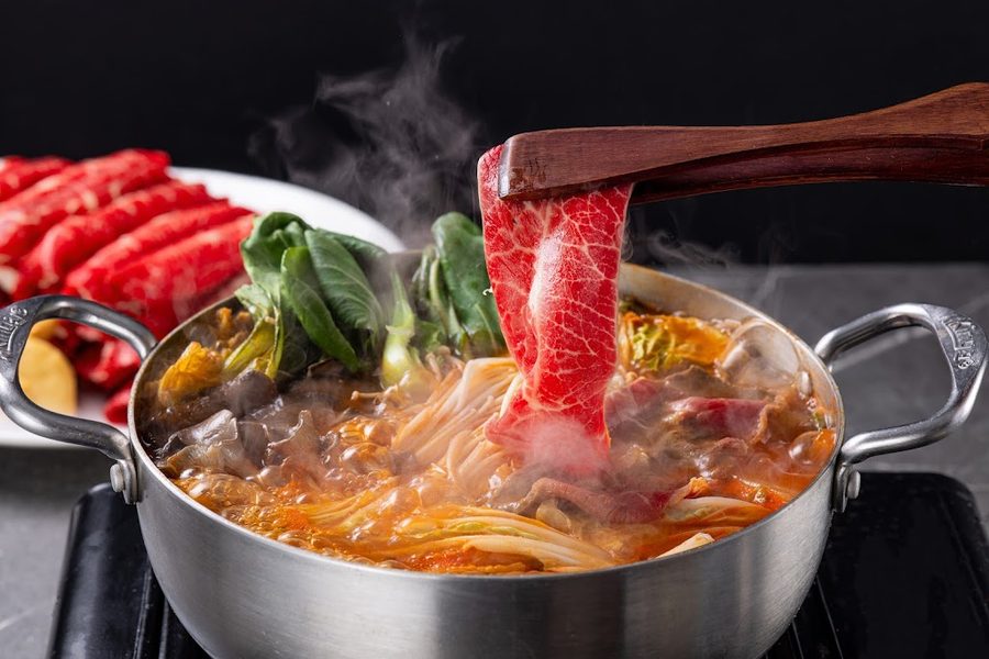 Choi's Spicy Mushroom Stew and Kalguksu