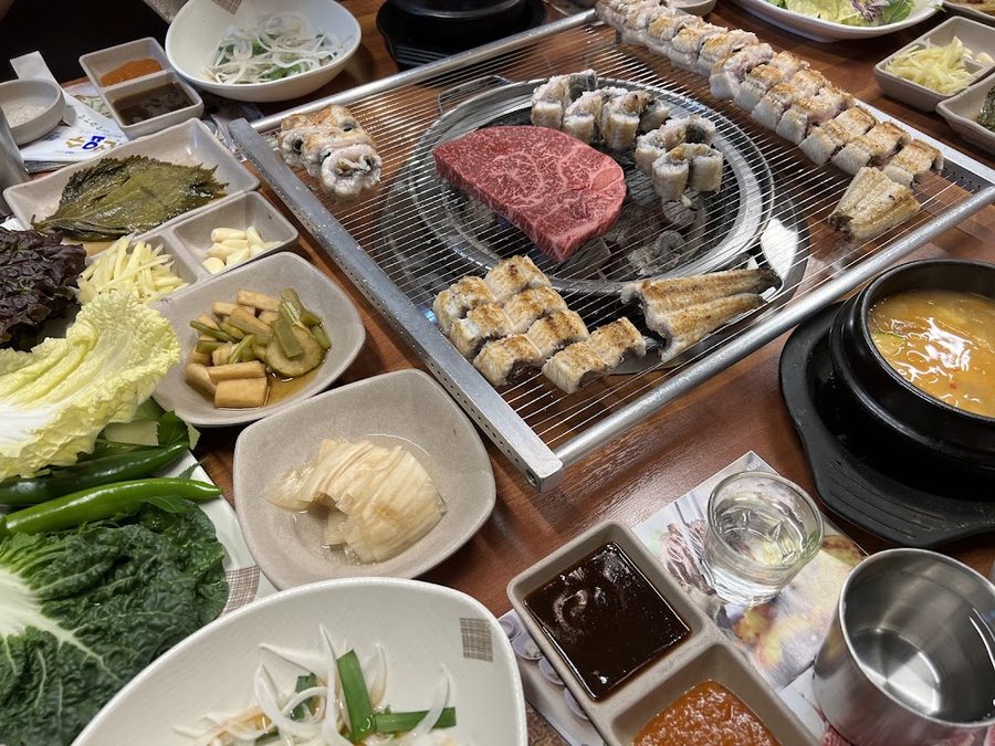 Shinchon eel and beef