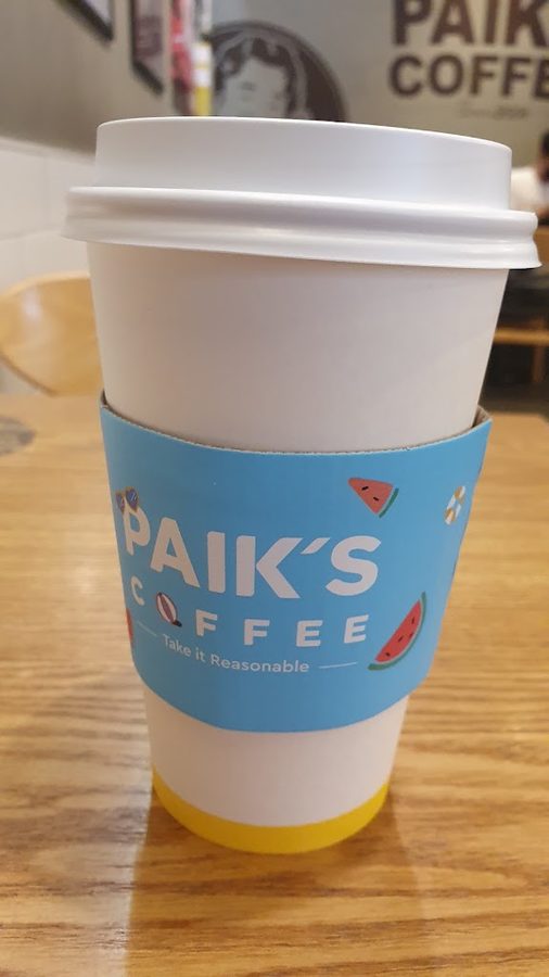 Paik's Coffee Seoul National University Metroville Branch