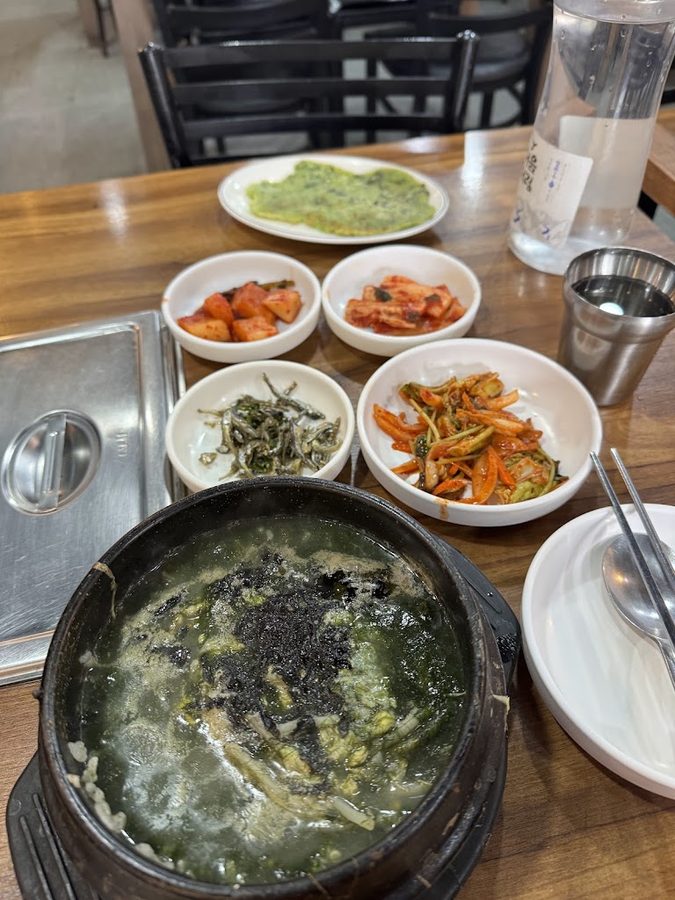 땅끝마을 매생이굴국밥