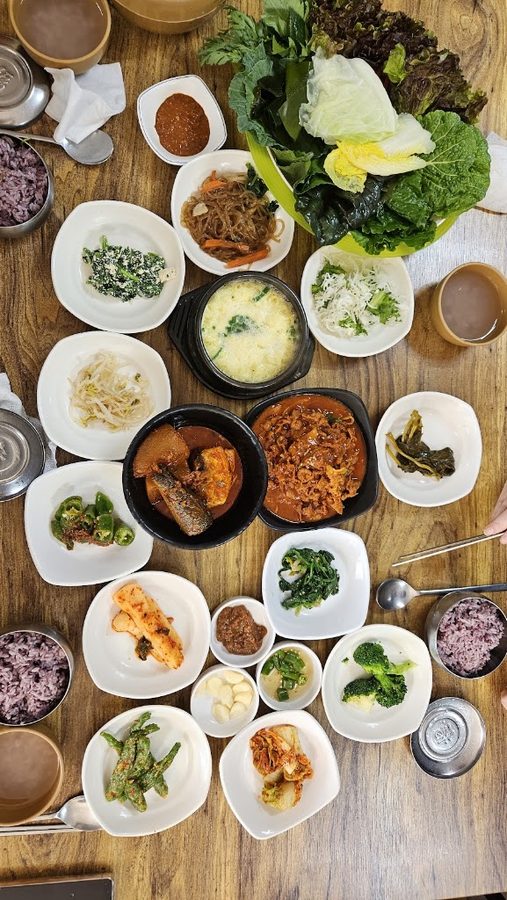 青翠菜包飯
