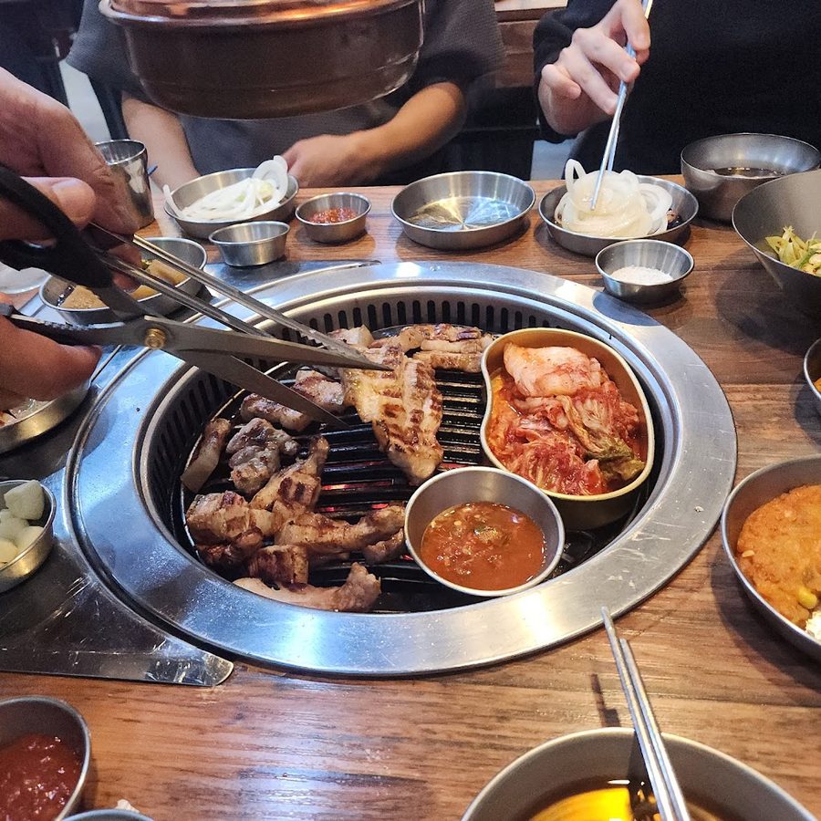 구의역 숯불집