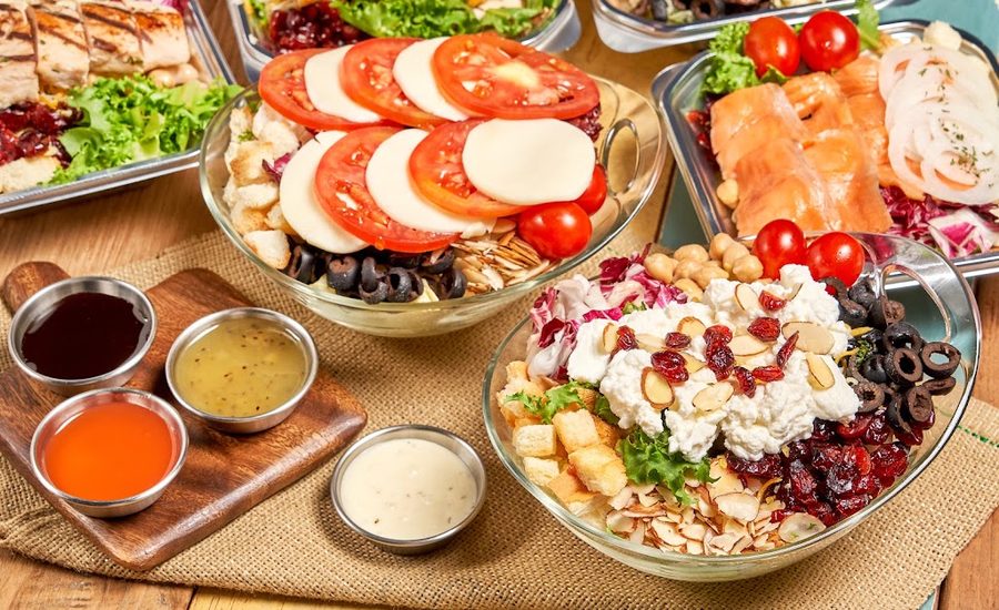 Belly Fat Thief Salad & Fruit