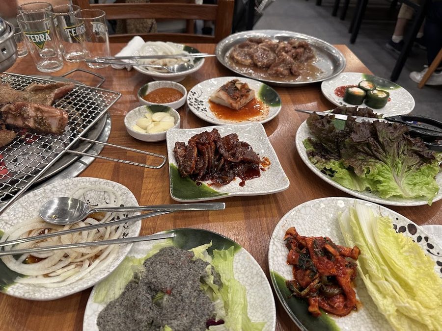 장풍참숯화로갈비