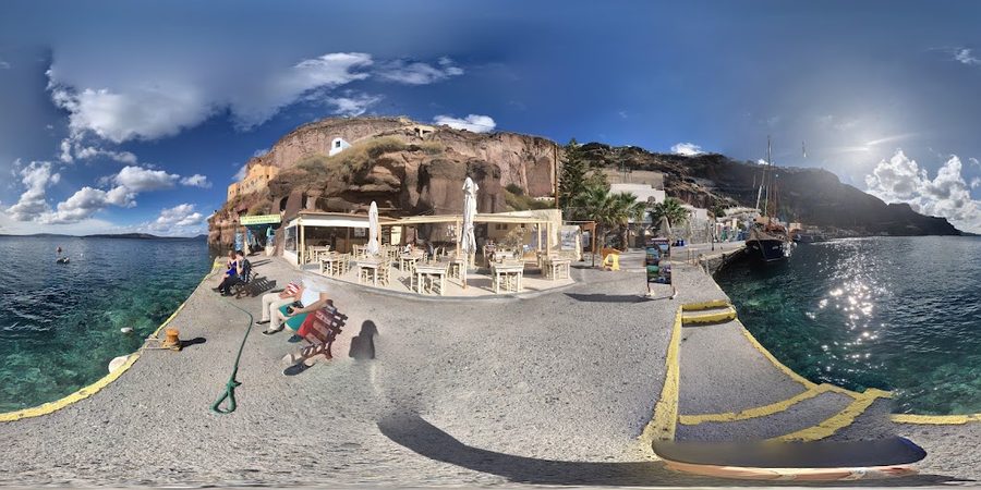 Santorini Old Harbor