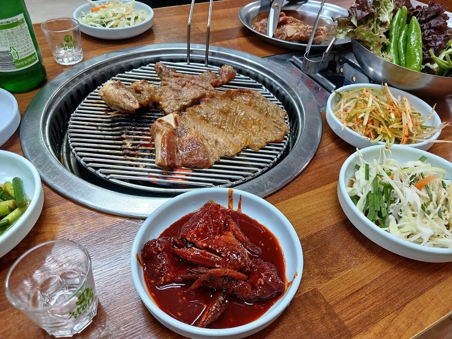 장군숯불돼지갈비