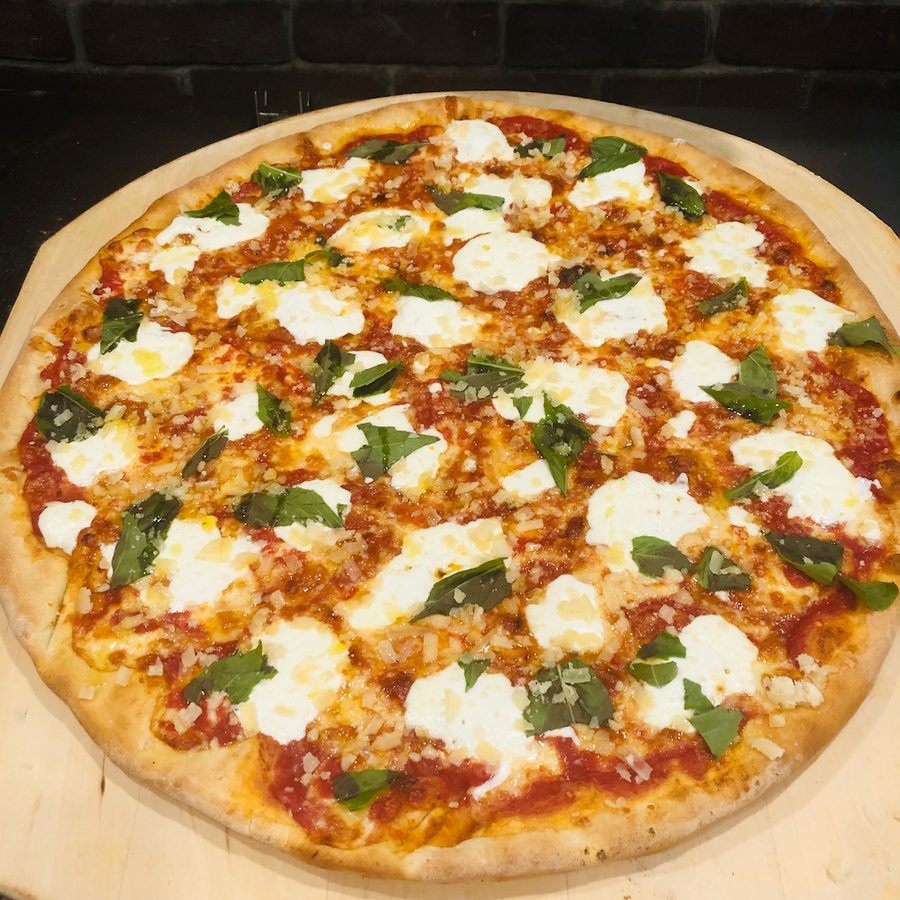 Burrata Basil Pizza