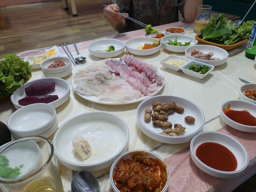 地中海生魚片市場