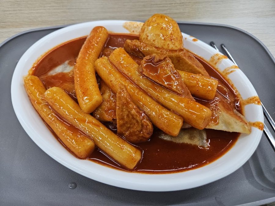 辣炒年糕與抹布餃子