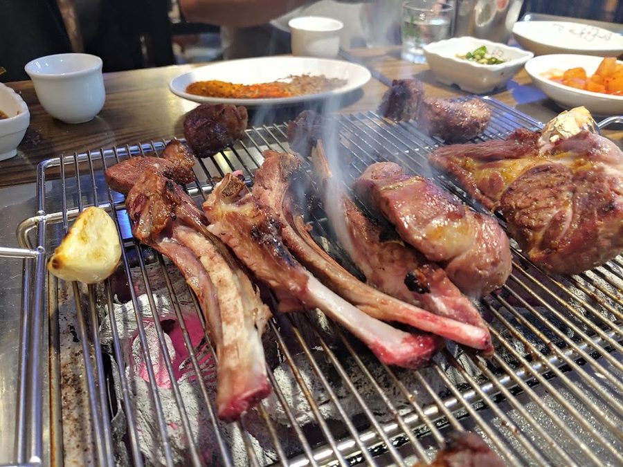 松花羊肉串