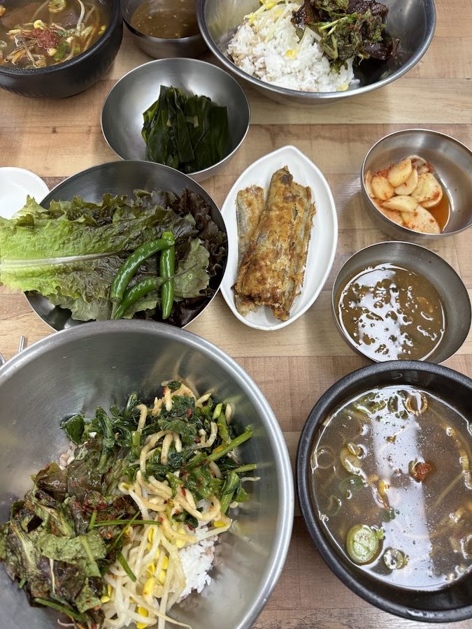 자갈치 보리밥 선짓국
