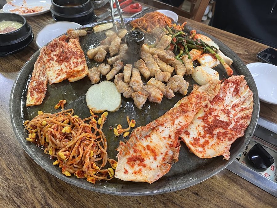 파삼 솥뚜껑 삼겹살
