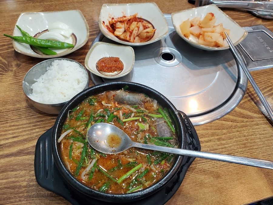 진땡이순대국