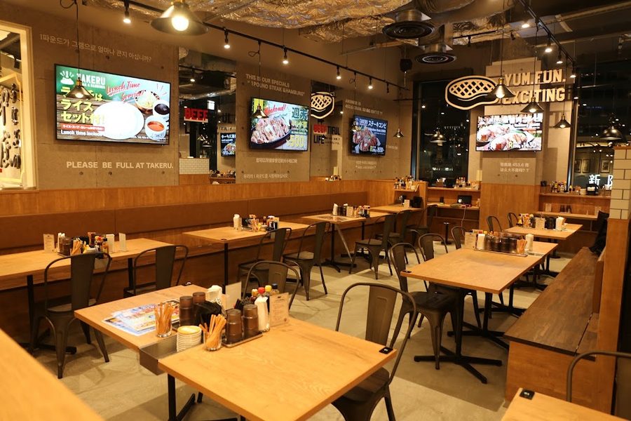 1ポンドの ステーキ ハンバーグ タケル リンクス梅田店