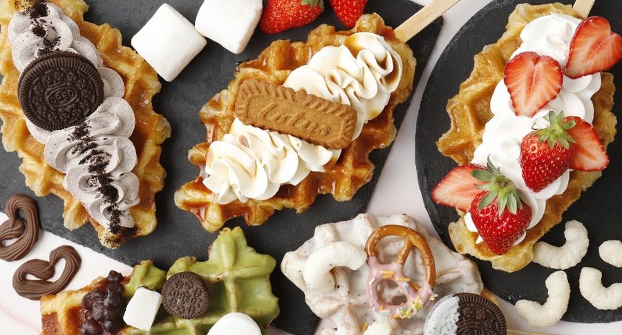 韓国ワッフル＆クロッフル ×大王チーズ10円パン原宿店 Waffle GongJang