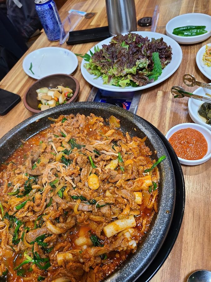 대명오리불고기