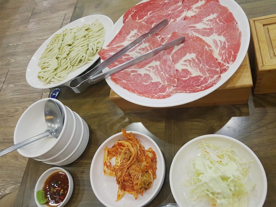 친환경 샤브캘국수 해촌
