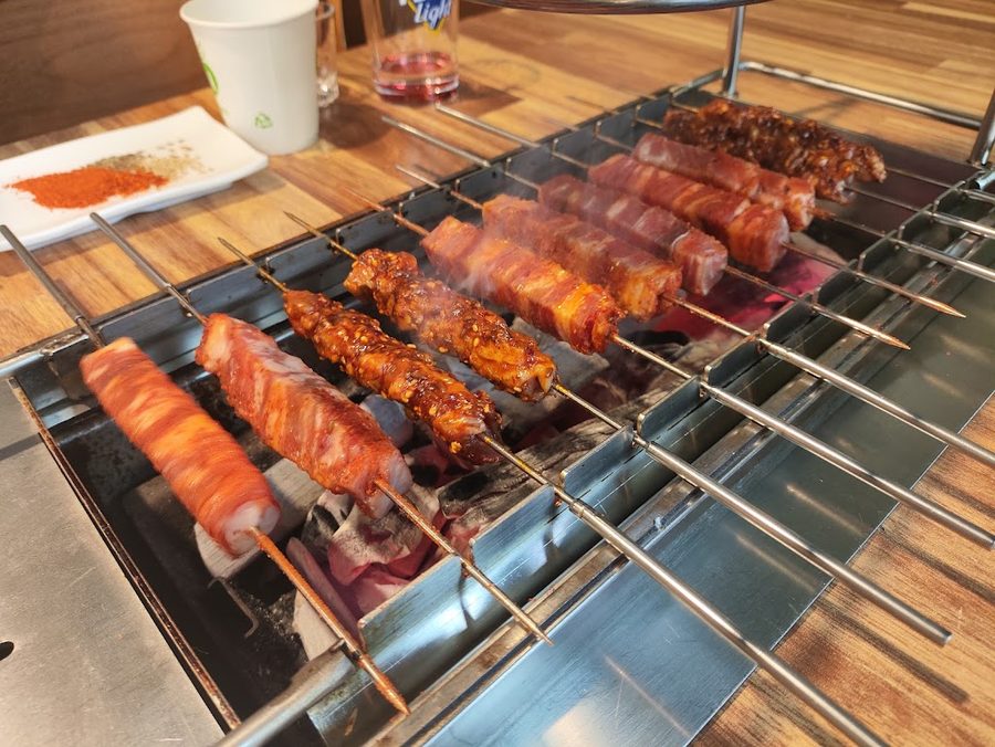 美成羊肉串