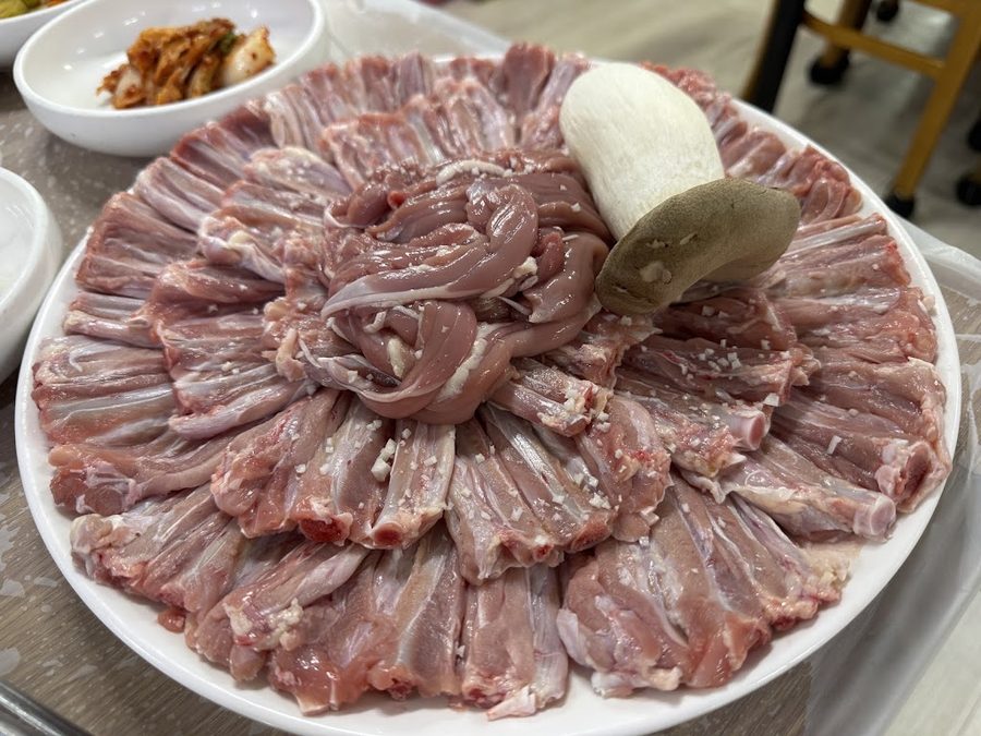 松林生鴨炭火