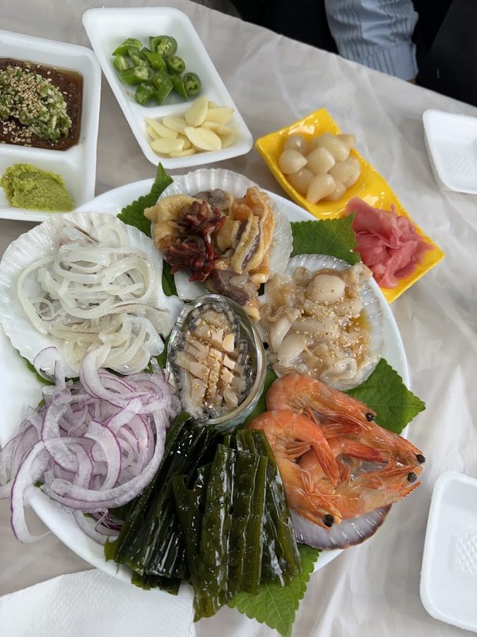 忠州生魚片店