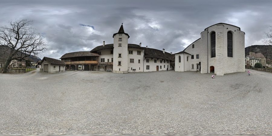 Monastery and Interlaken Castle