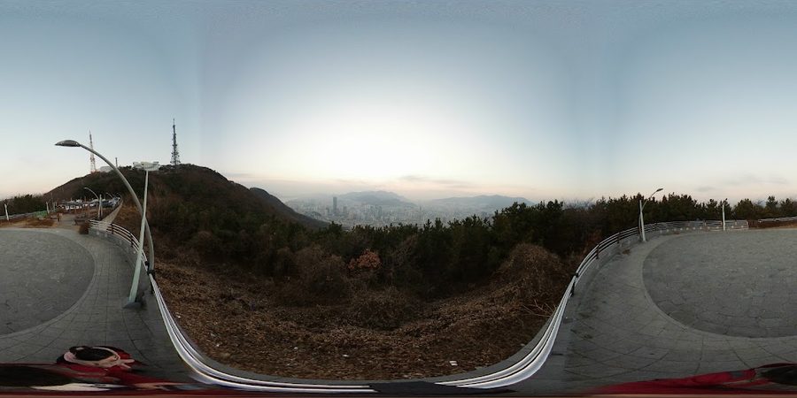 황령산 봉수대 주차장