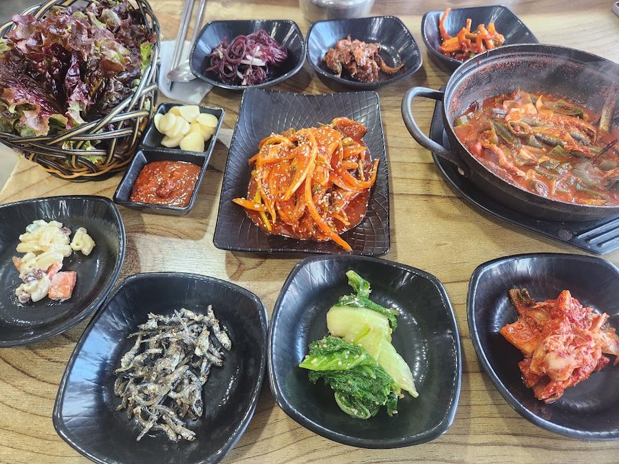 Four times anchovies ssambap