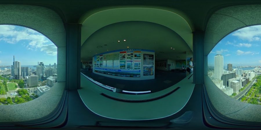 神戸市役所 展望ロビー