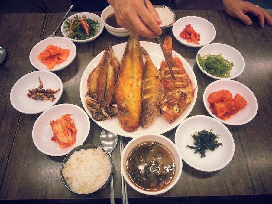 太宗台チャガルチ即席焼き魚