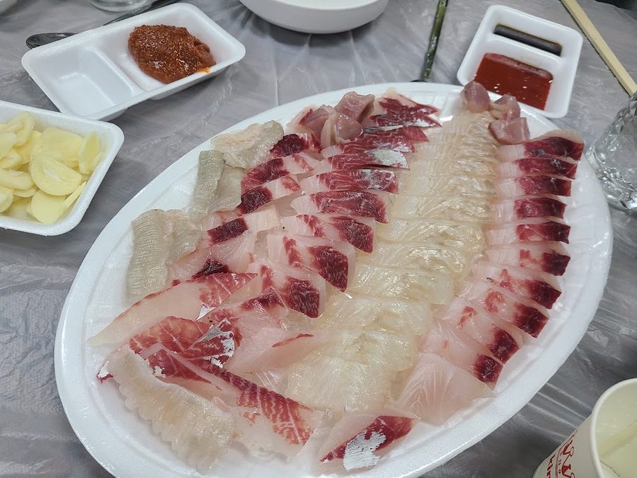 광어2마리15000원 포장전문점
