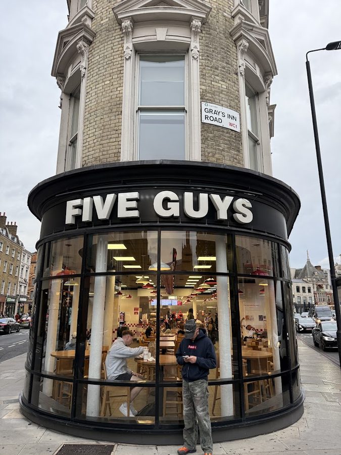 Five Guys Burgers and Fries King's Cross