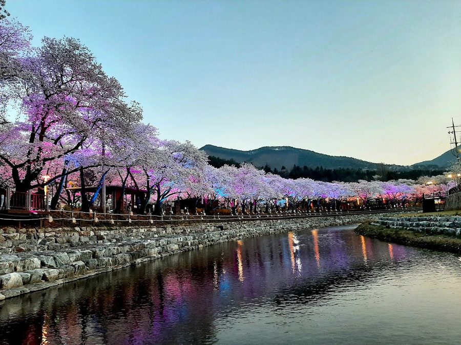 수안보 족욕체험장