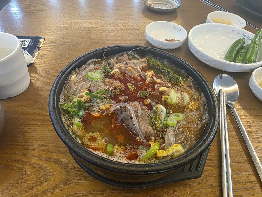 Jeju Eunhuine Haejangguk Gwangju Sangmu Branch