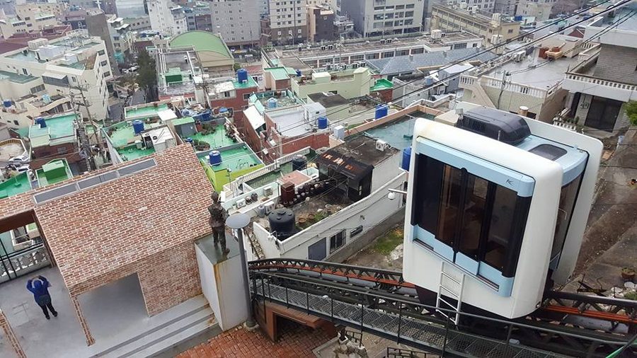 168계단 모노레일 승차장