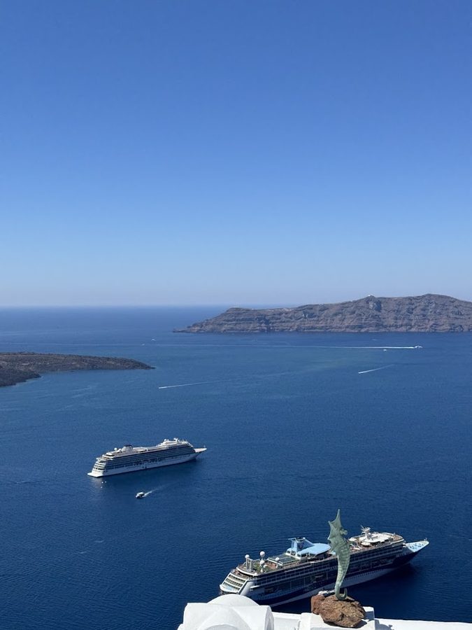 Three Bells of Fira Viewpoint