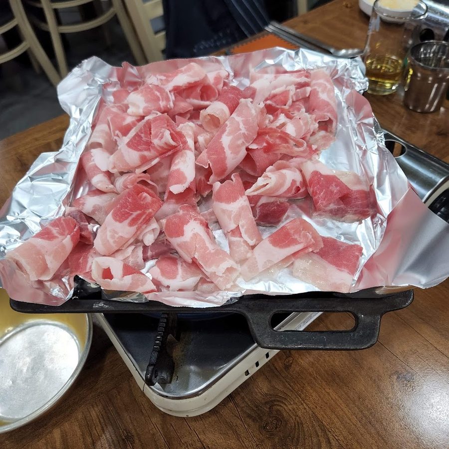 파절이 삼겹살