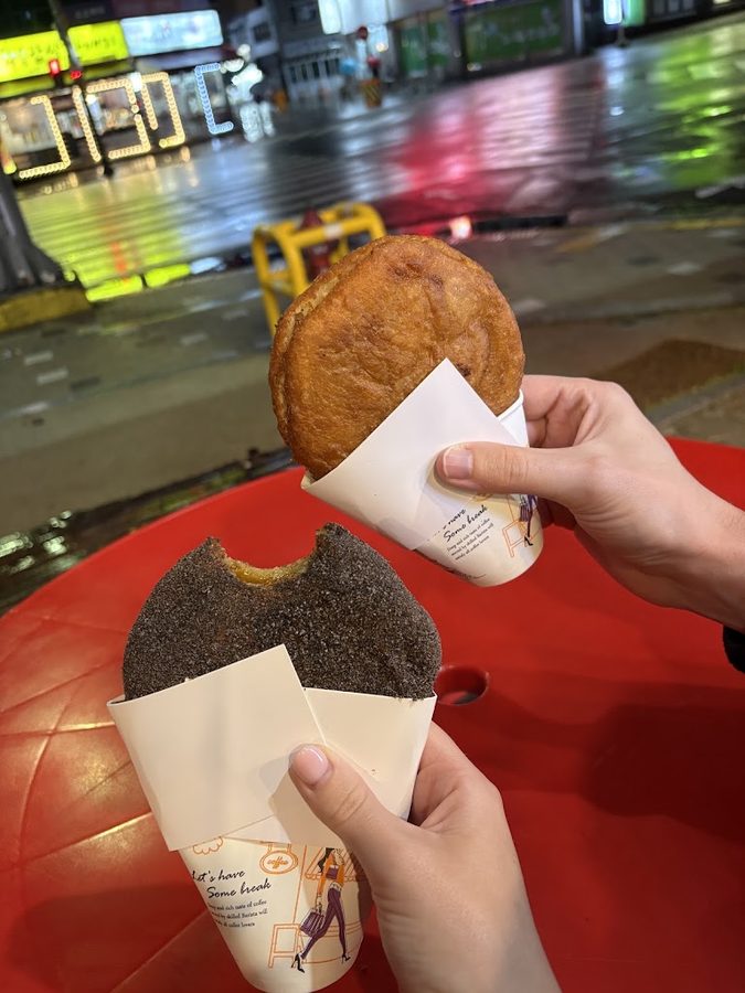 Nampo glutinous rice seeds hotteok sweet pancake