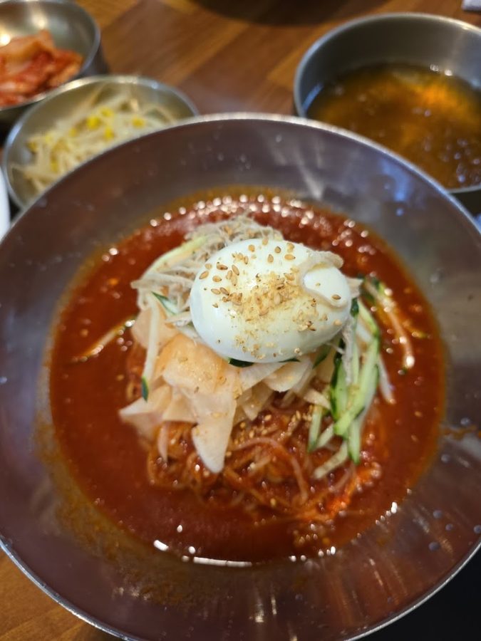 炭火烤肉伽倻小麥麵