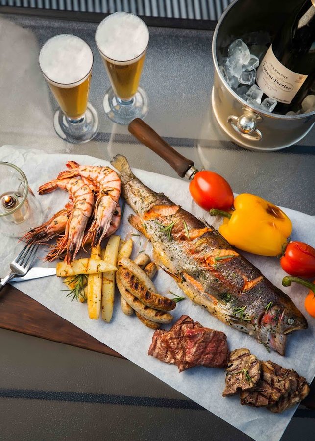 Poolside Barbeque
