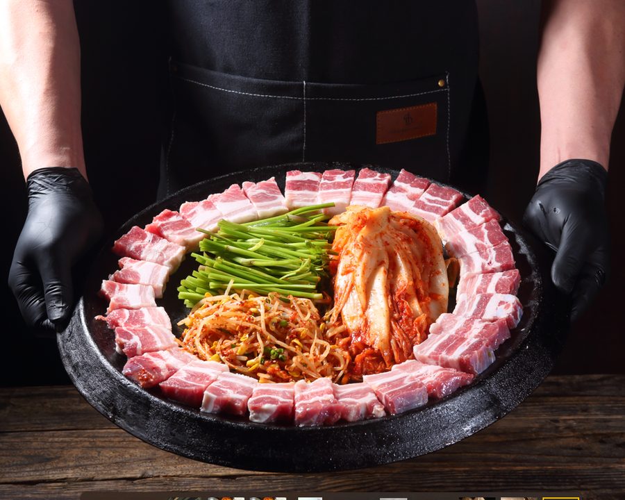 奶奶鐵鍋蓋五花肉清州梧倉店