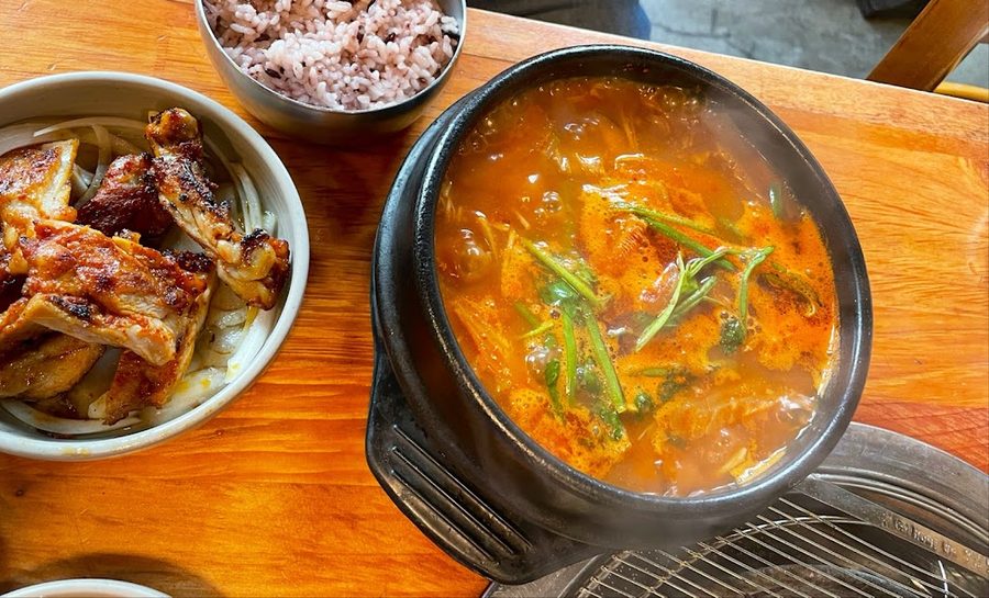 다락 숯불닭갈비