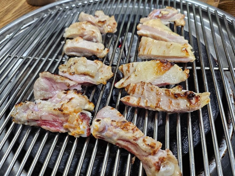 황토숯불닭갈비