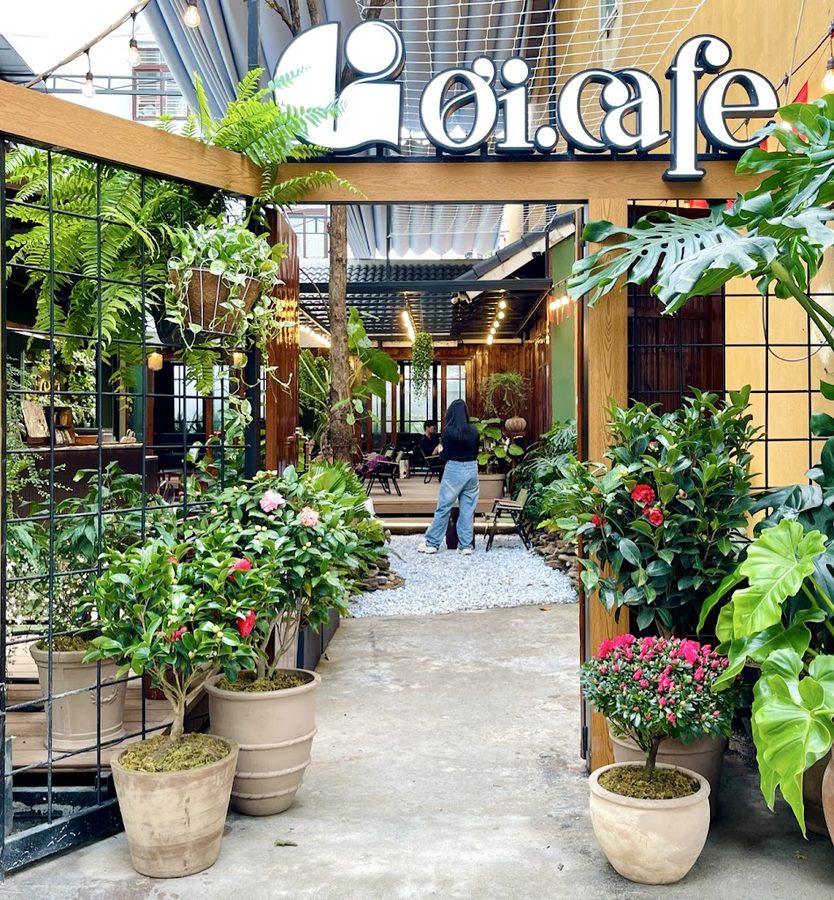 Ơi Cafe: cà phê sân vườn, giá hấp dẫn, chill, bình yên, cà phê muối