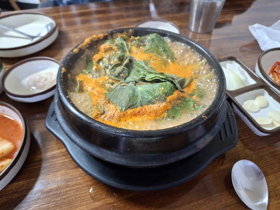 산돌순대국